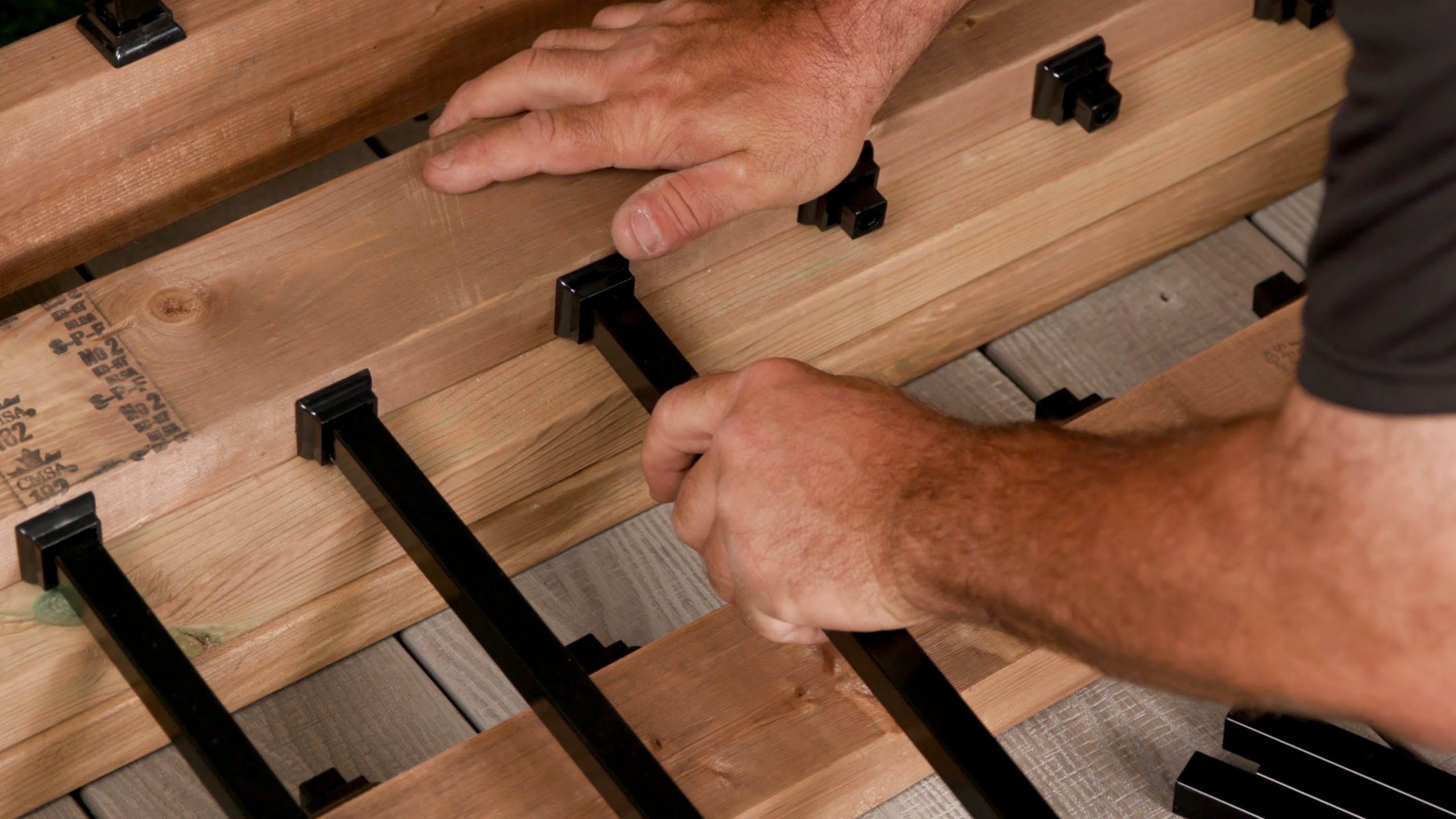 Beautiful oak railing installation